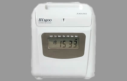 AMANO BX1600 Clocking System